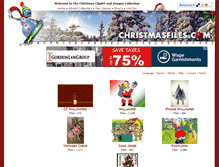Tablet Screenshot of christmasfiles.com